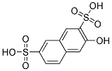 2-Hydroxy Naphthalene-3,6-Disulphonic Acid Struktur