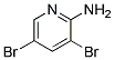 2-Amino-3-bromo-5-bromo pyridine Struktur