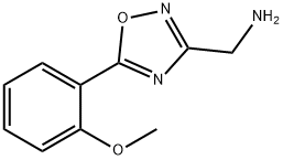 1-[5-(2-methoxyphenyl)-1,2,4-oxadiazol-3-yl]methanamine Struktur