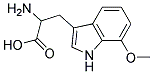 2-amino-3-(7-methoxy-1H-indol-3-yl)propanoic acid Struktur