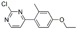 2-Chloro-4-(4-ethoxy-2-methyl-phenyl)-pyrimidine Struktur