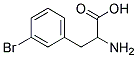 2-amino-3-(3-bromophenyl)propanoic acid Struktur