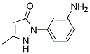 1-(3'-AMINOPHENYL)-3-METHYL-5-PYRAZOLONE Struktur