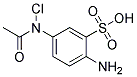 2-AMINO-5-CHLOROACETOAMINOBENZENE SULFONIC ACID Struktur