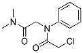 2-((CHLOROACETYL)PHENYLAMINO)-N,N-DIMETHYLACETAMIDE Struktur