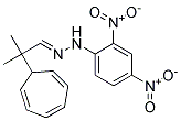 2-(2,4,6-CYCLOHEPTATRIENYL)-2-METHYLPROPIONALDEHYDE(2,4-DINITROPHENYL)HYDRAZONE Struktur