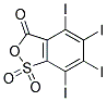 2,3,4,5-TETRAIODO-6-SULFOBENZOICCYCLICANHYDRIDE Struktur