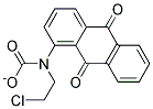 2-CHLOROETHYL(9,10-DIOXO-9,10-DIHYDRO-1-ANTHRYL)CARBAMATE Struktur