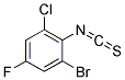 2-Bromo-6-chloro-4-fluorophenylisothiocyanate Struktur