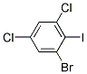 2-Bromo-4,6-dichloroiodobenzene Struktur