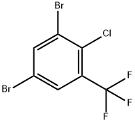 2-Chloro-3,5-dibromobenzotrifluoride Struktur