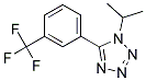 1-Isopropyl-5-(3-(trifluoromethyl)phenyl)-1H-1,2,3,4-tetrazole Struktur