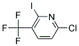 2-CHLORO-6-IODO-5-(TRIFLUOROMETHYL)PYRIDINE Struktur