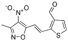 2-[2-(3-METHYL-4-NITROISOXAZOL-5-YL)VINYL]THIOPHENE-3-CARBALDEHYDE Struktur