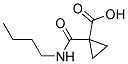 1-(BUTYLCARBAMOYL)CYCLOPROPANECARBOXYLIC ACID Struktur