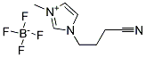 1-(3'CYANOPROPYL)-3-METHYLIMIDAZOLIUM TETRAFLUOROBORATE Struktur