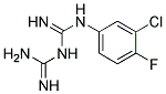 1-(3-CHLORO-4-FLUOROPHENYL)BIGUANIDE Struktur