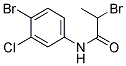 2-BROMO-N-(4-BROMO-3-CHLOROPHENYL)PROPANAMIDE, TECH Struktur