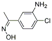 1-(3-AMINO-4-CHLOROPHENYL)ETHAN-1-ONE OXIME, TECH Struktur