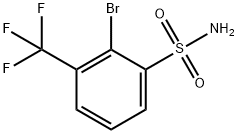 2-BROMO-3-(TRIFLUOROMETHYL)BENZENESULFONAMIDE Struktur