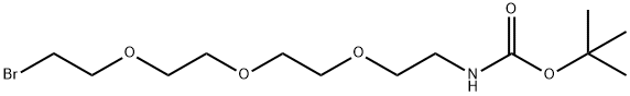 1-BOC-AMINO-3,6,9-TRIOXAUNDECANYL-11-BROMIDE Structure