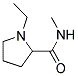 1-ETHYL-N-METHYLPYRROLIDINE-2-CARBOXAMID Struktur