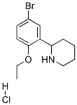 2-(5-BROMO-2-ETHOXYPHENYL)PIPERIDINE HYDROCHLORIDE Struktur