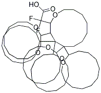 2,2-DIFLUORO-2-(5-OXAHEXACYCLO-DODEC-4-YL)ACETIC ACID Struktur