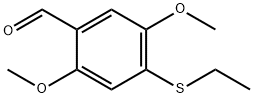 2,5-DIMETHOXY-4-ETHYLTHIOBENZALDEHYDE Struktur