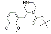 2-(2,3-DIMETHOXY-BENZYL)-PIPERAZINE-1-CARBOXYLIC ACID TERT-BUTYL ESTER Struktur