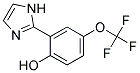 2-(1H-IMIDAZOL-2-YL)-4-TRIFLUOROMETHOXY-PHENOL Struktur