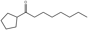 1-CYCLOPENTYL-OCTAN-1-ONE Struktur