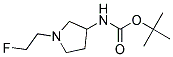 [1-(2-FLUORO-ETHYL)-PYRROLIDIN-3-YL]-CARBAMIC ACID TERT-BUTYL ESTER Struktur