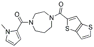 1-[(1-METHYL-1H-PYRROL-2-YL)CARBONYL]-4-(THIENO[3,2-B]THIEN-2-YLCARBONYL)-1,4-DIAZEPANE Struktur