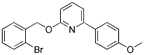 2-[(2-BROMOBENZYL)OXY]-6-(4-METHOXYPHENYL)PYRIDINE Struktur