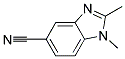 1,2-DIMETHYL-1H-BENZIMIDAZOLE-5-CARBONITRILE Struktur