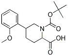 1-(TERT-BUTOXYCARBONYL)-5-(2-METHOXYPHENYL)PIPERIDINE-2-CARBOXYLIC ACID Struktur