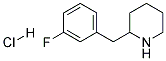 2-(3-FLUORO-BENZYL)-PIPERIDINE HYDROCHLORIDE Struktur