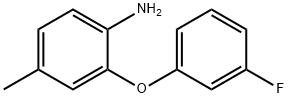 2-(3-FLUOROPHENOXY)-4-METHYLANILINE Struktur