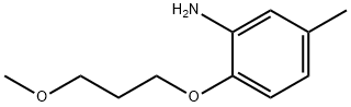 2-(3-METHOXYPROPOXY)-5-METHYLANILINE Struktur