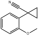 1-(2-METHOXY-PHENYL)-CYCLOPROPANECARBONITRILE Struktur