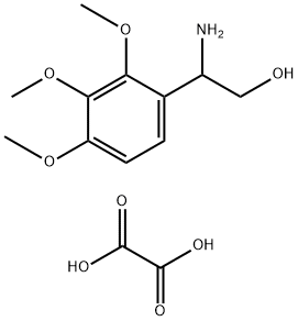 2-AMINO-2-(2,3,4-TRIMETHOXYPHENYL)ETHANOL OXALATE Struktur