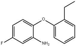 2-(2-ETHYLPHENOXY)-5-FLUOROANILINE Struktur