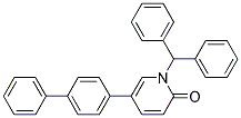 1-BENZHYDRYL-5-BIPHENYL-4-YL-1H-PYRIDIN-2-ONE Struktur