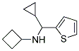 1-CYCLOPROPYL-1-(2-THIENYL)-N-CYCLOBUTYLMETHANAMINE Struktur