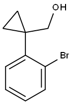 [1-(2-BROMO-PHENYL)-CYCLOPROPYL]-METHANOL Struktur