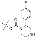 2-(4-FLUORO-PHENYL)-PIPERAZINE-1-CARBOXYLIC ACID TERT-BUTYL ESTER Struktur