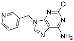 2-CHLORO-9-PYRIDIN-3-YLMETHYL-9H-PURIN-6-YLAMINE Struktur