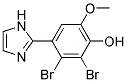 2,3-DIBROMO-4-(1H-IMIDAZOL-2-YL)-6-METHOXY-PHENOL Struktur