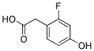 2-(2-FLUORO-4-HYDROXYPHENYL)ACETIC ACID Struktur